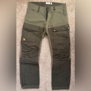 Fjallraven Men's Olive Cargo Pants